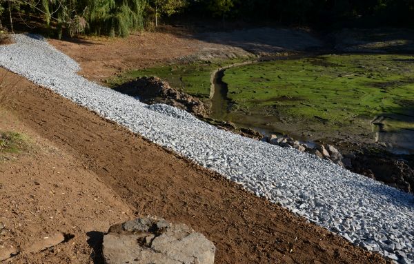 Landscape Swales Installation in Golden