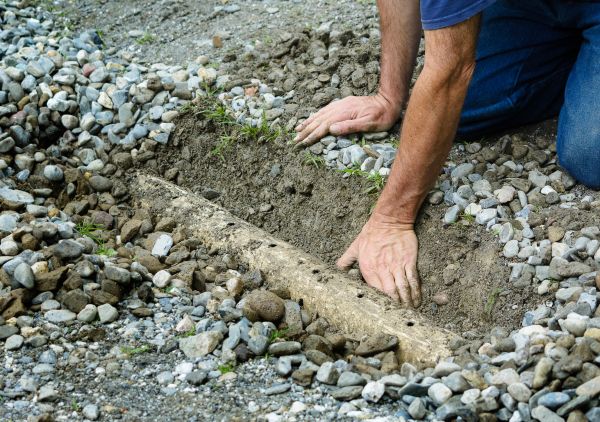 French Ditch Installation in Golden