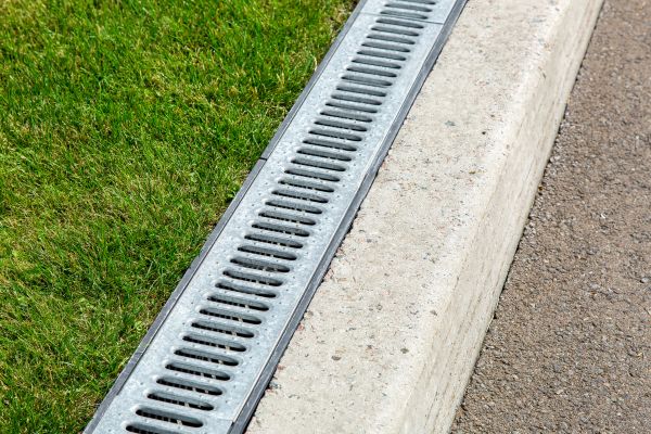 Courtyard Drain Installation in Golden